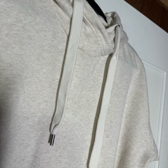 Aerie Oversized Hoodie Cream Size Medium Fleece Super Soft Lounge - Picture 5 of 9